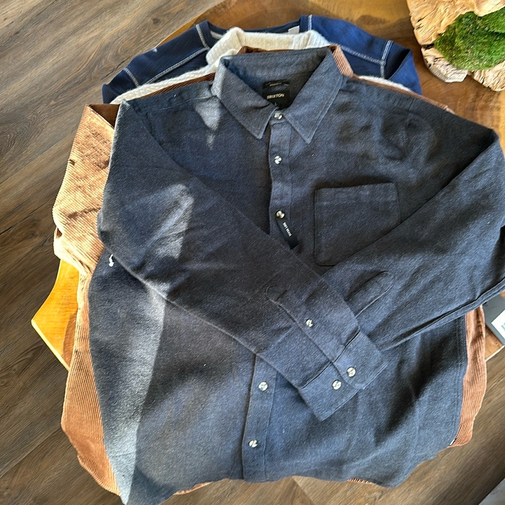 Brixton Gray Overshirt